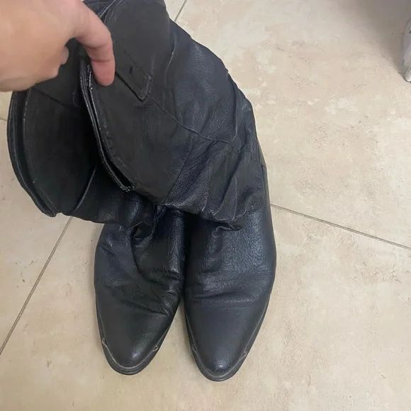 Dingo Men’s Black Leather Western Boots 10.5 D